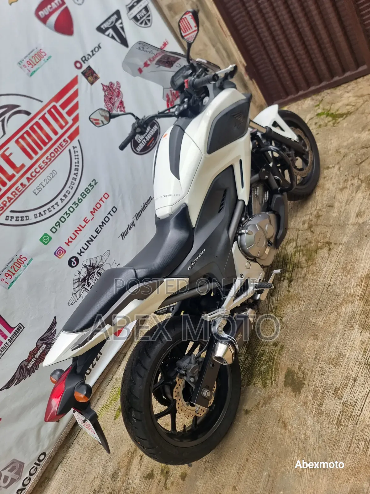 Honda NC700X 2012 White