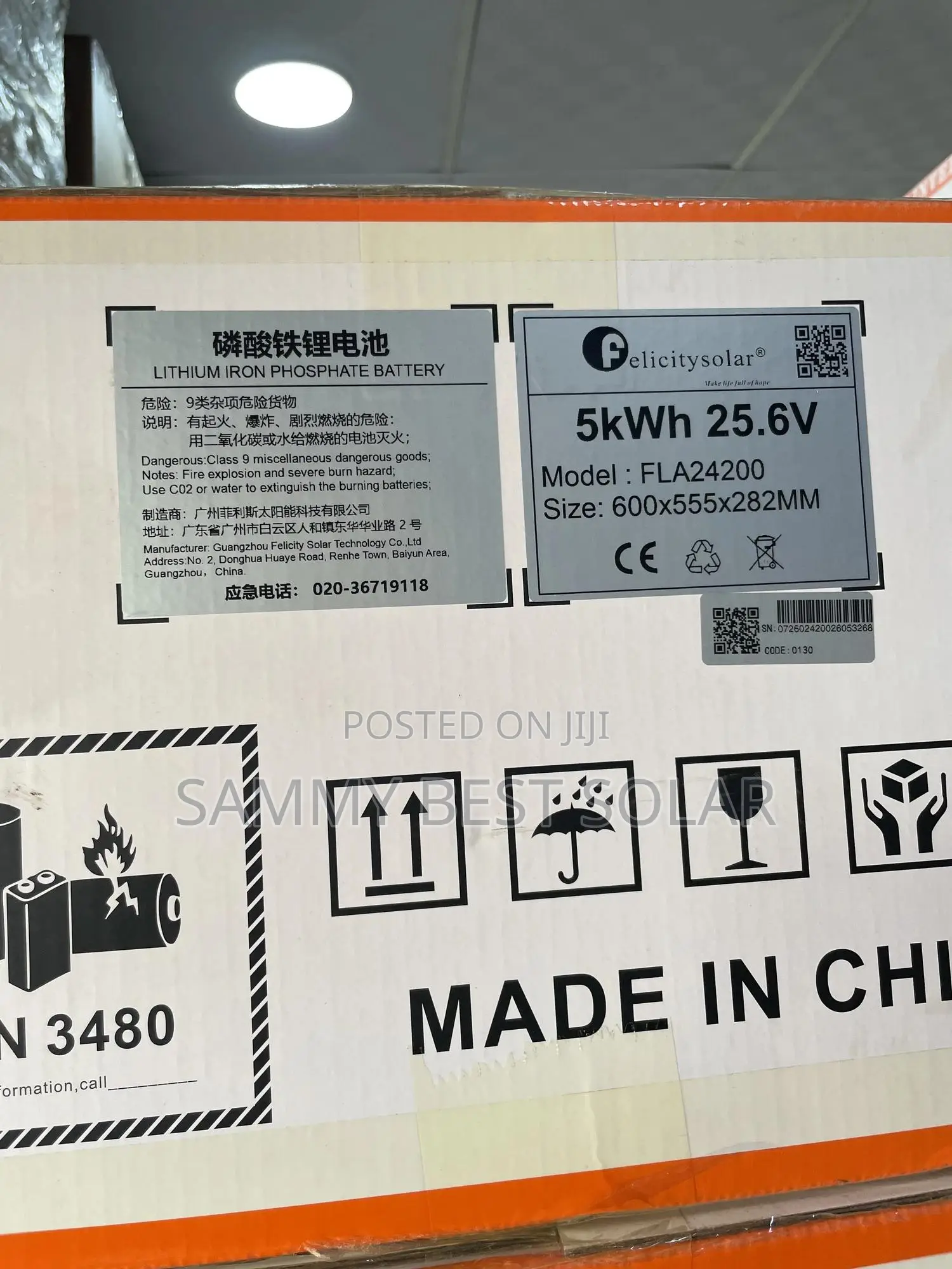 Felicity 5kwh 24v Lithium Ion Battery