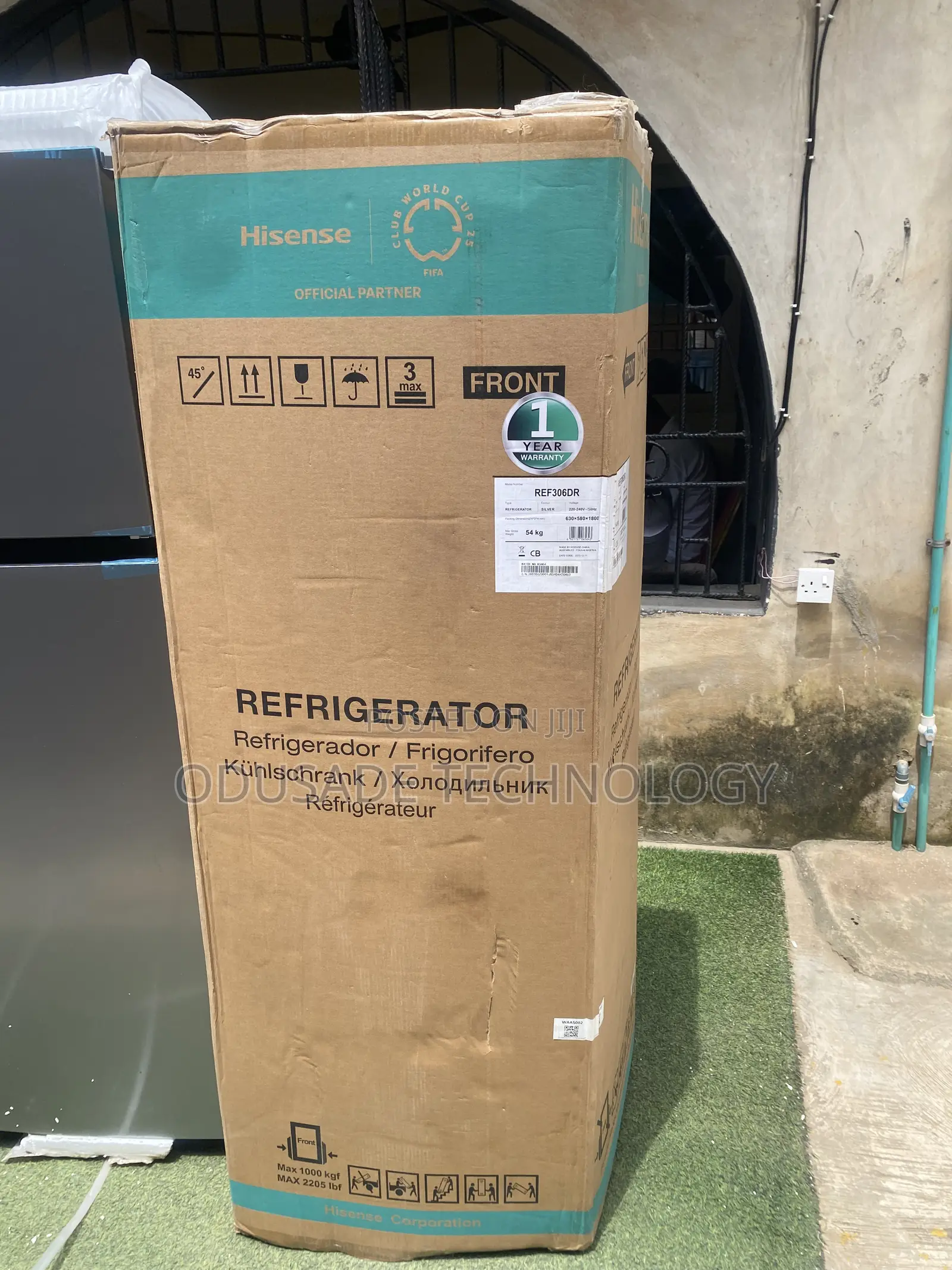 Energy Saving HISENSE Refrigerator 306L REF306DR