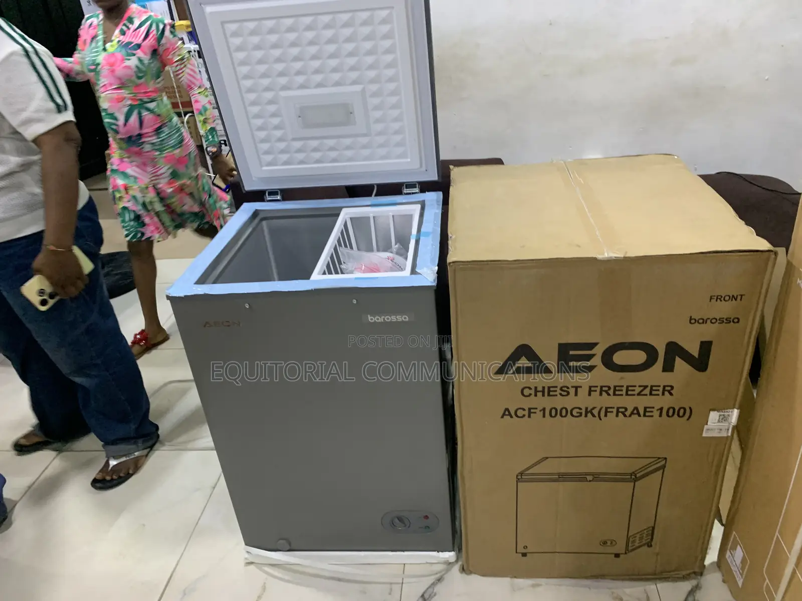AEON 100L Chest Freezer With Storage Basket
