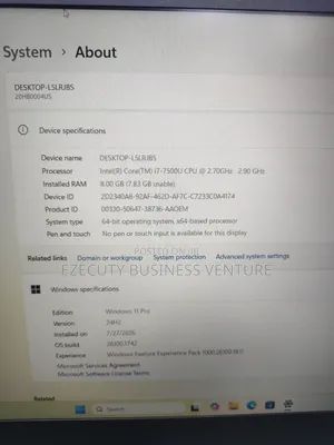 Laptop Lenovo ThinkPad P51s 8GB Intel Core i7 SSD 256GB