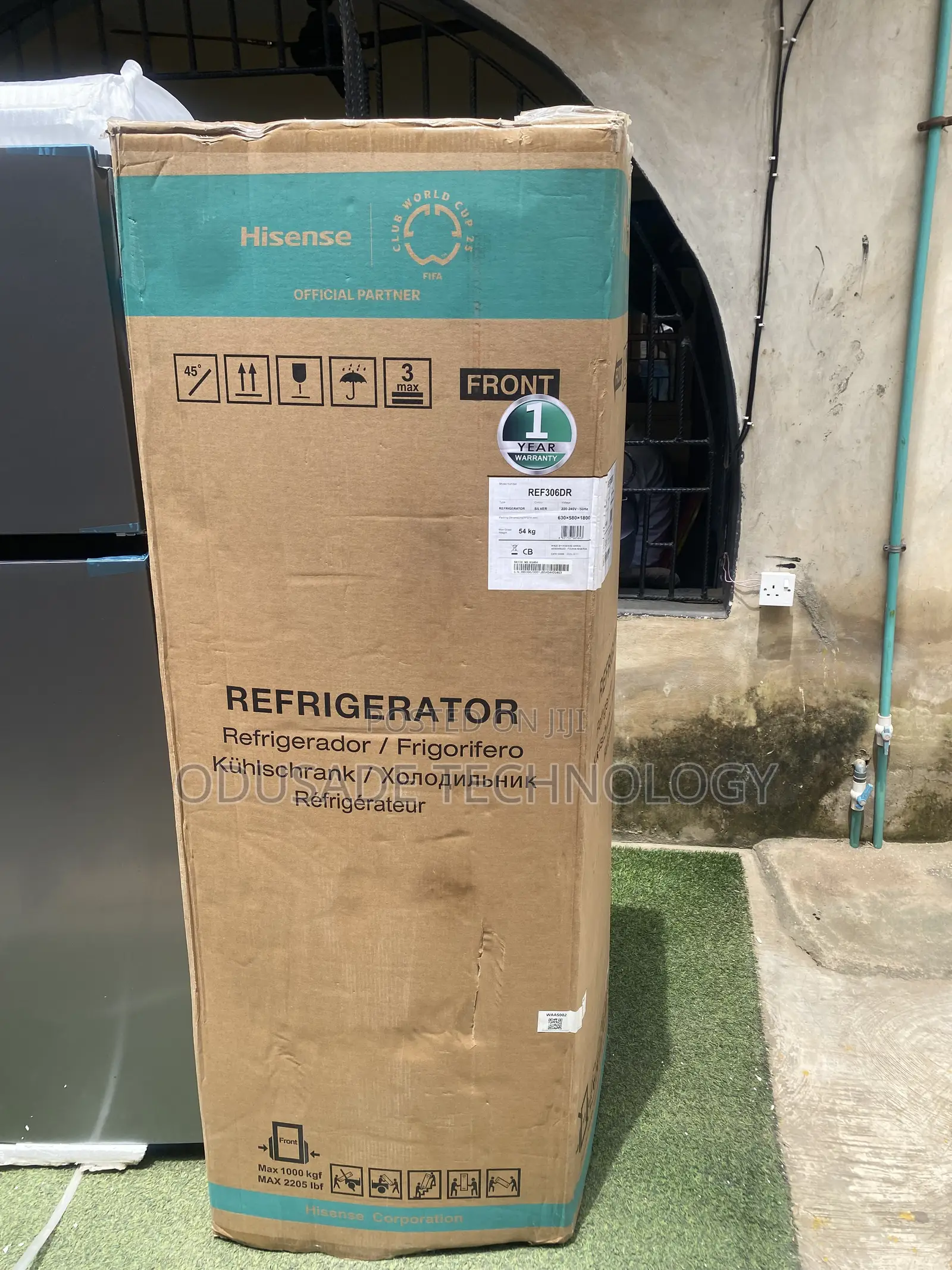 Spacious Hisense Ref306dr Refrigerator 306l
