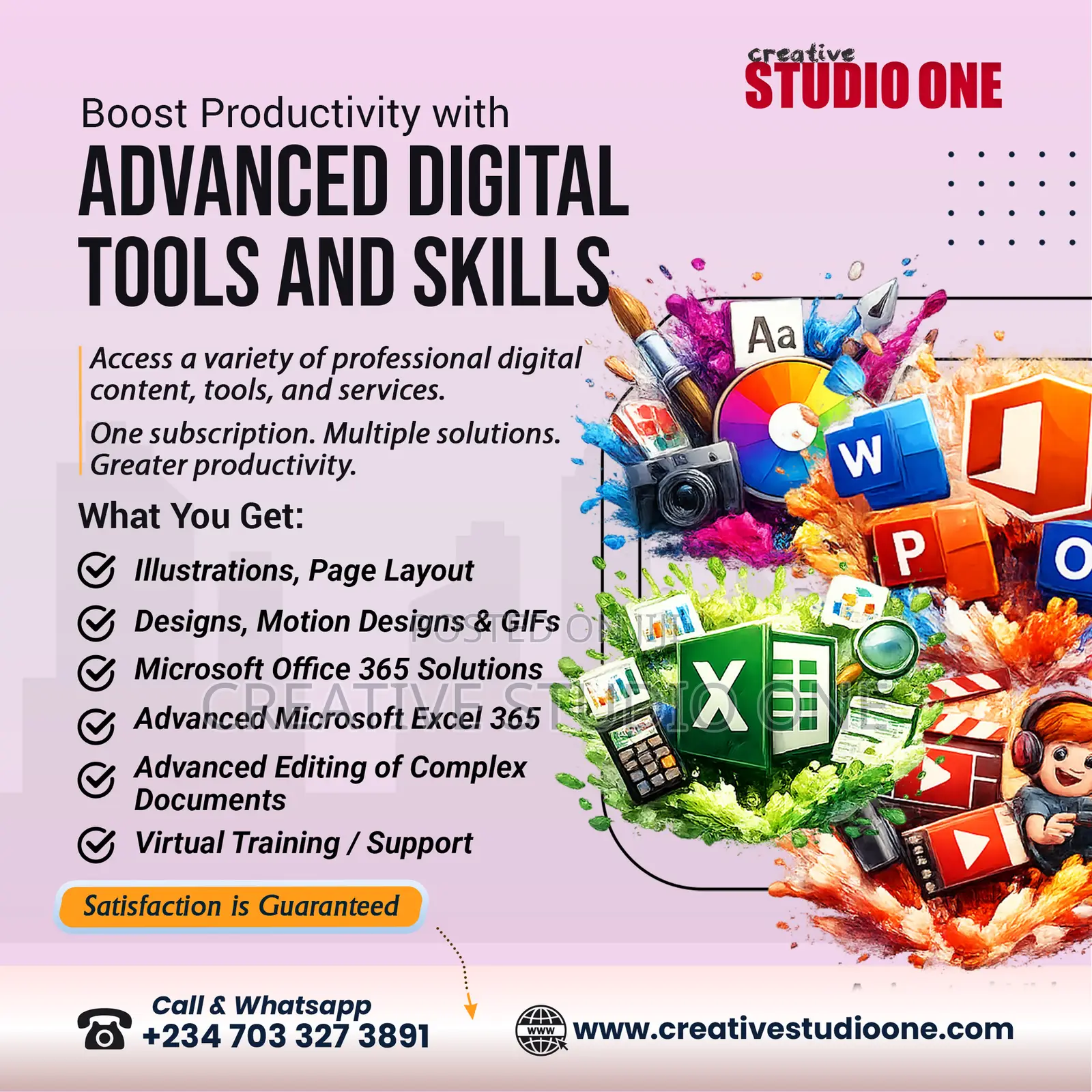 Design, Illustration, Motion Design / Animation, MS Office Excel 365