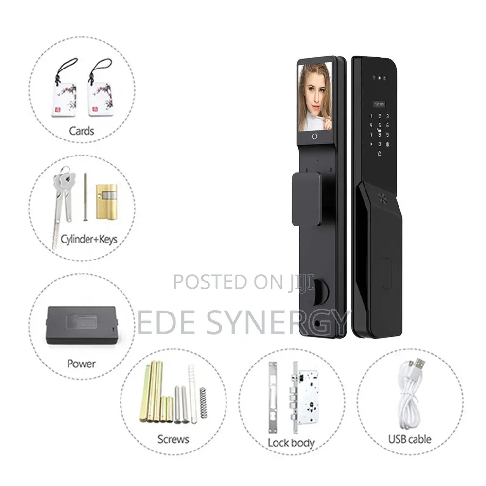 Latest Fingerprint Lock 3D Face Recognition Fully Automatic Lock