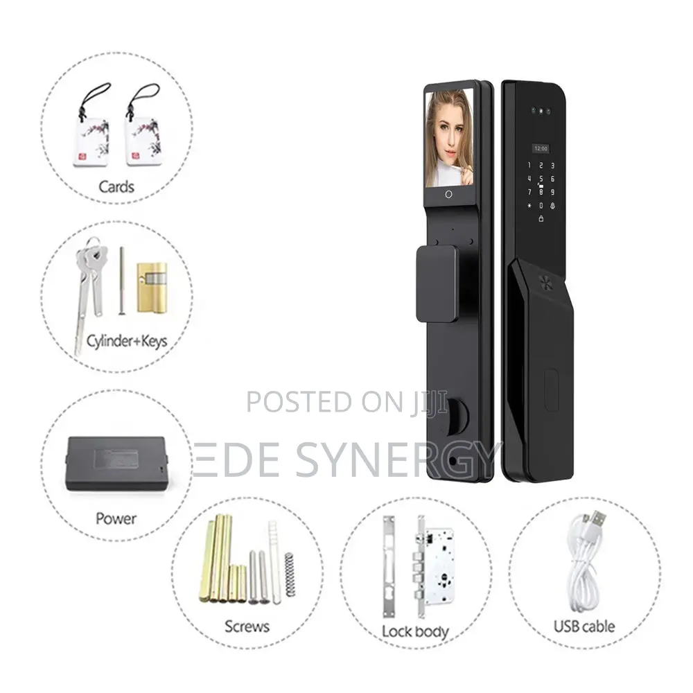 Latest Fingerprint Lock 3D Face Recognition Fully Automatic Lock