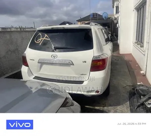 Toyota Highlander Limited 2009 White