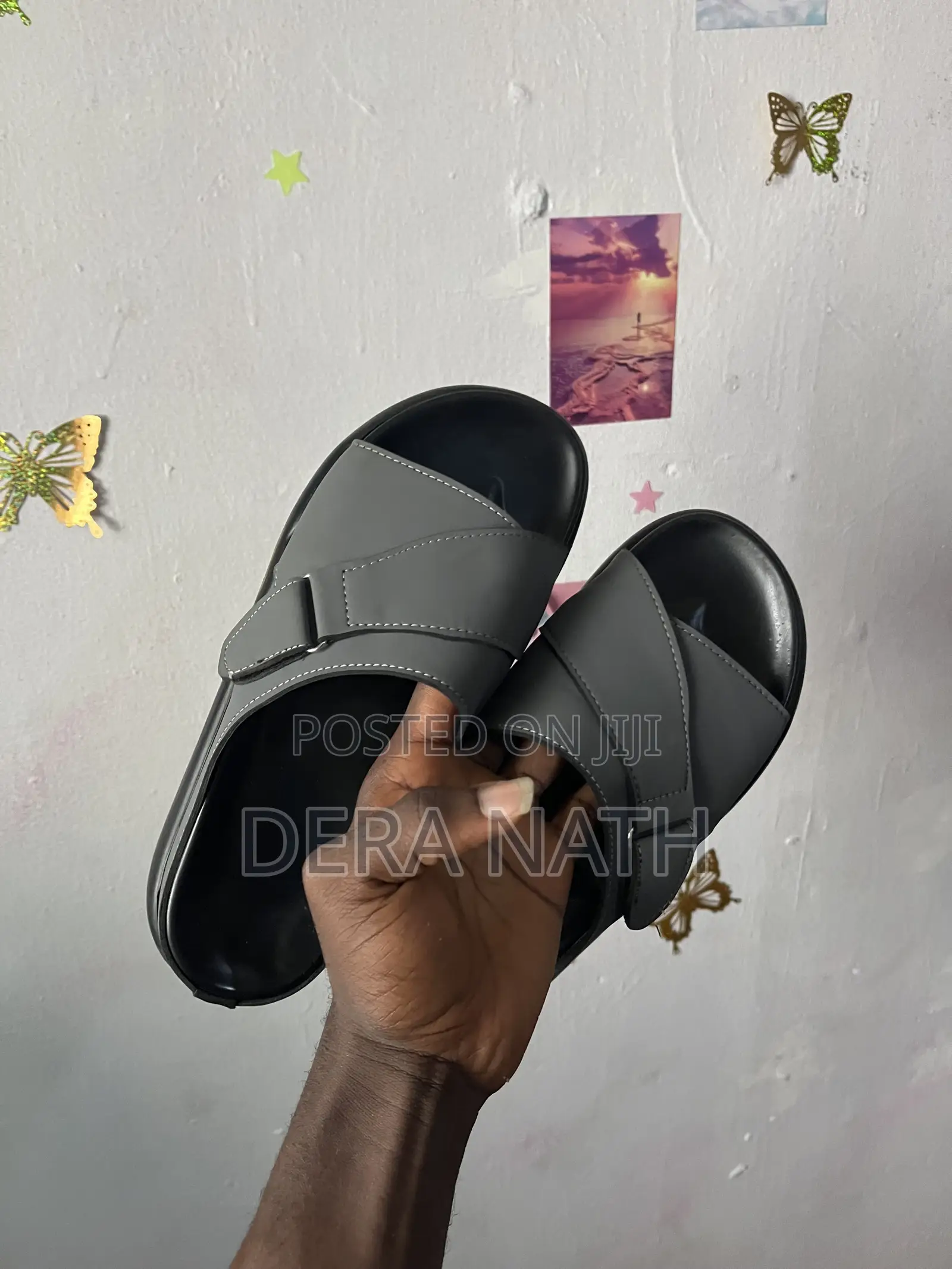 Men’s Premium Cross Strap Slide