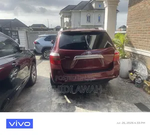Toyota Highlander Limited 2009 Red
