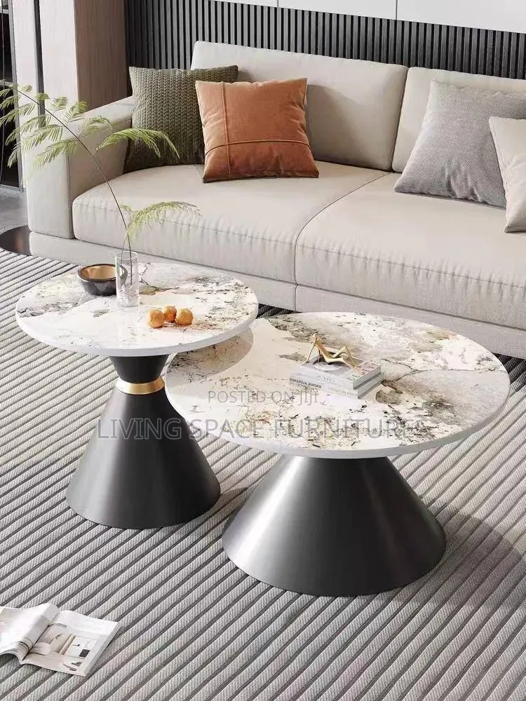 Marble Top Center Table Set