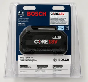 Bosch CORE18V 18V Lithium-Ion 8.0 Ah High Power Battery (M: GBA18V80,