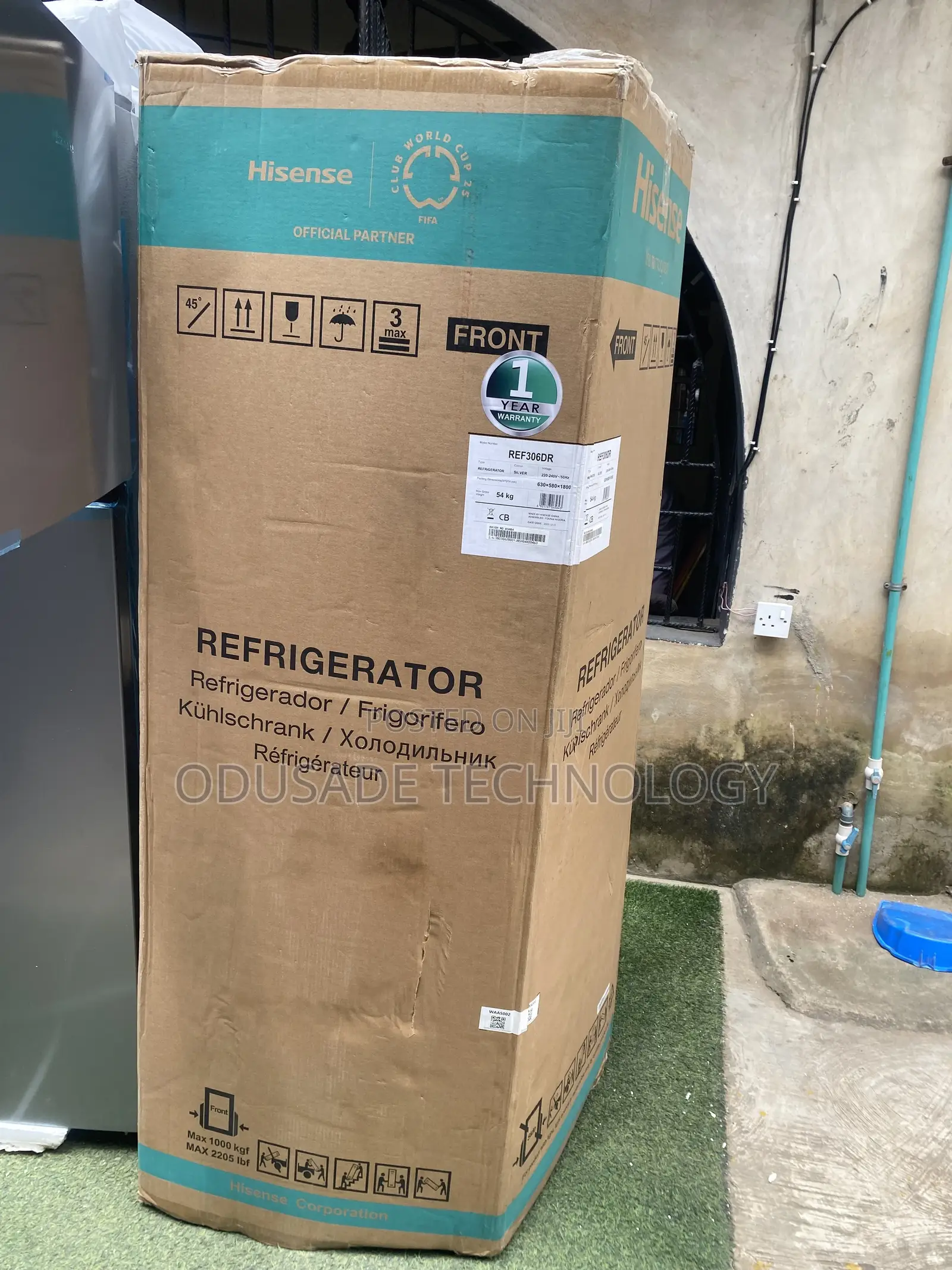 Modern Hisense Refrigerator 306l Ref306dr