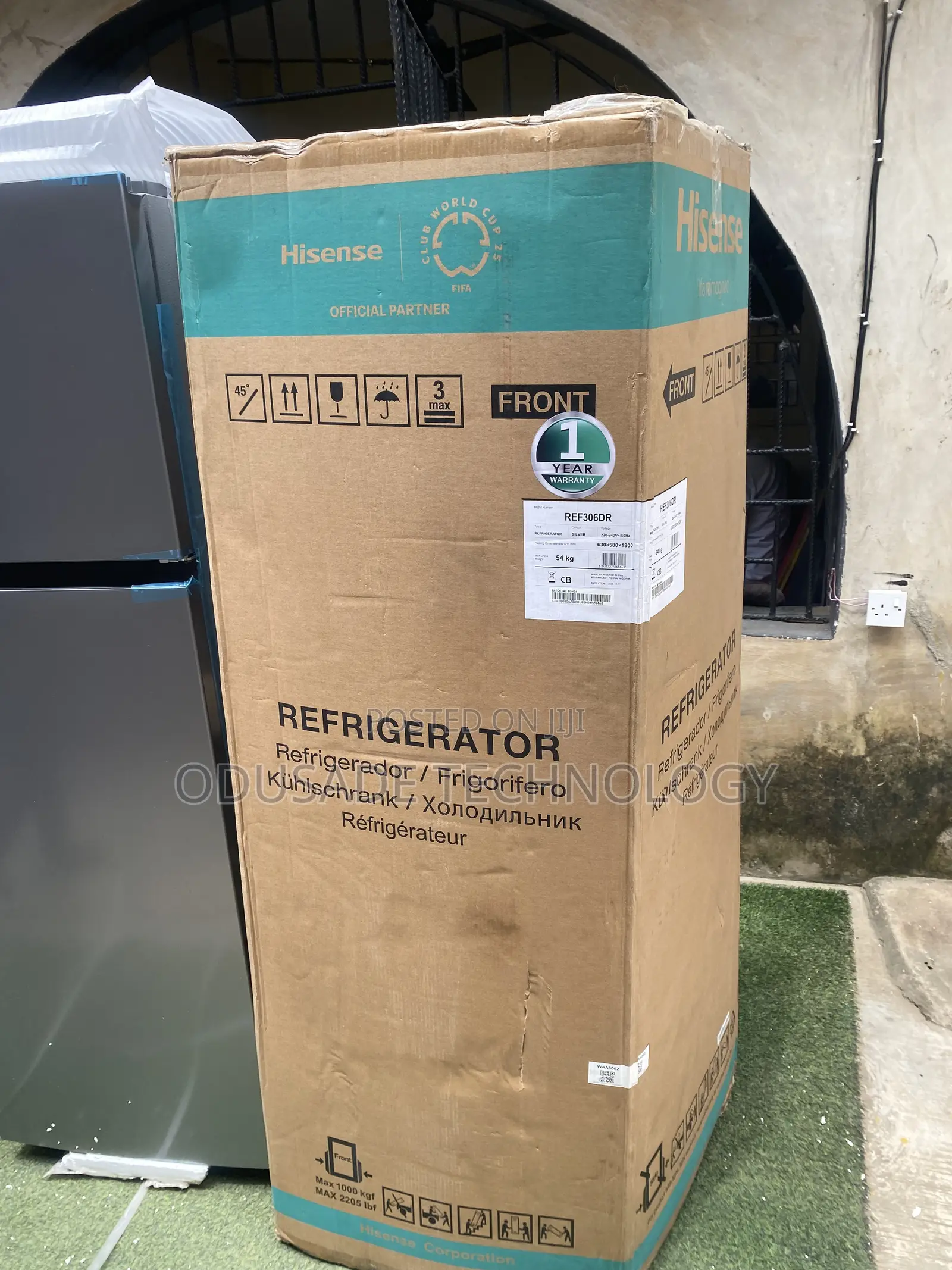Kitchen Hisense Refrigerator Ref306dr 306l