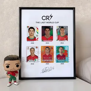 Christiano Ronaldo Jersey Frame for Living Room