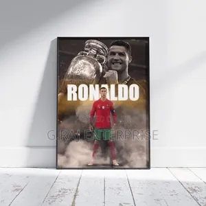Christiano Ronaldo Jersey Frame for Living Room