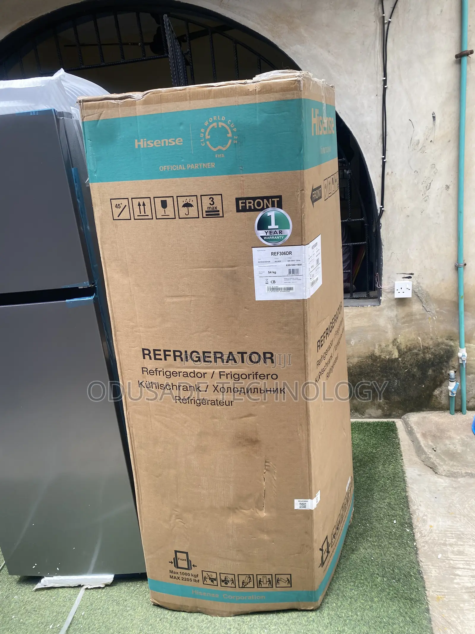 Hisense Ref306dr Large Fridge 306l