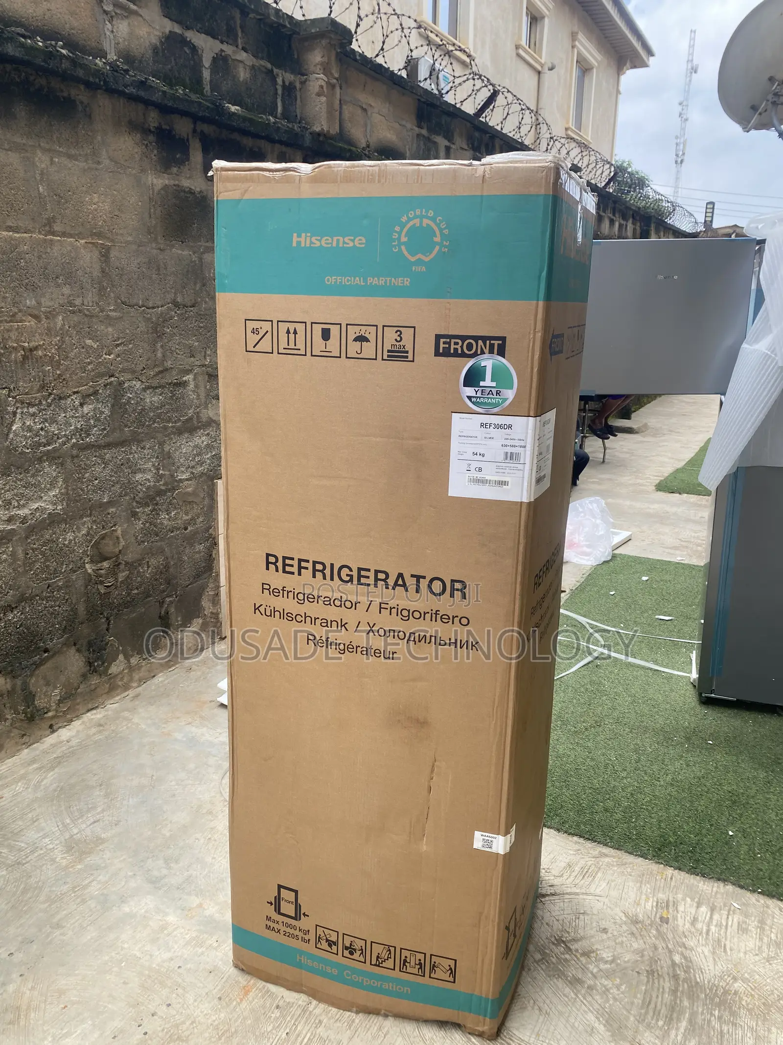 HISENSE Refrigerator REF306DR Energy Efficient