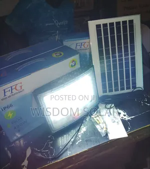 FFG Floor Solar Street Light With Solar Panel and Remote