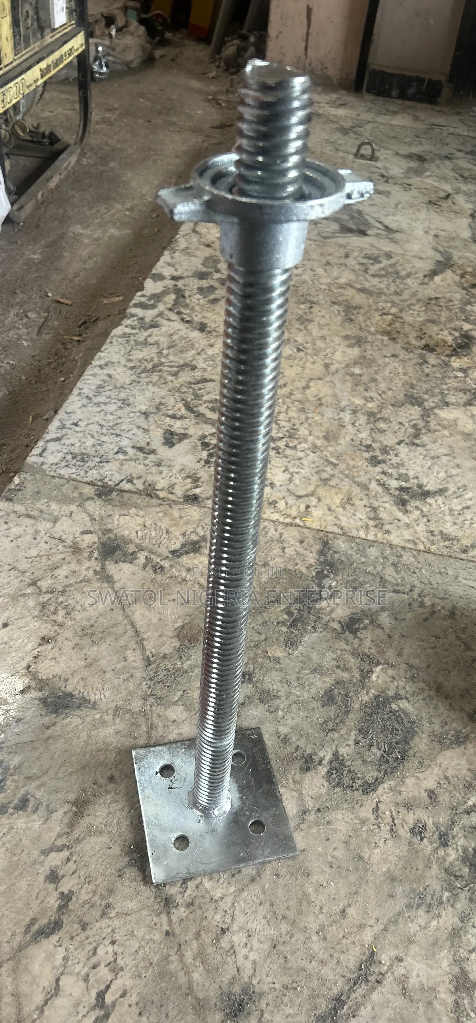 Galvanized/Black Jack (Flat Base)