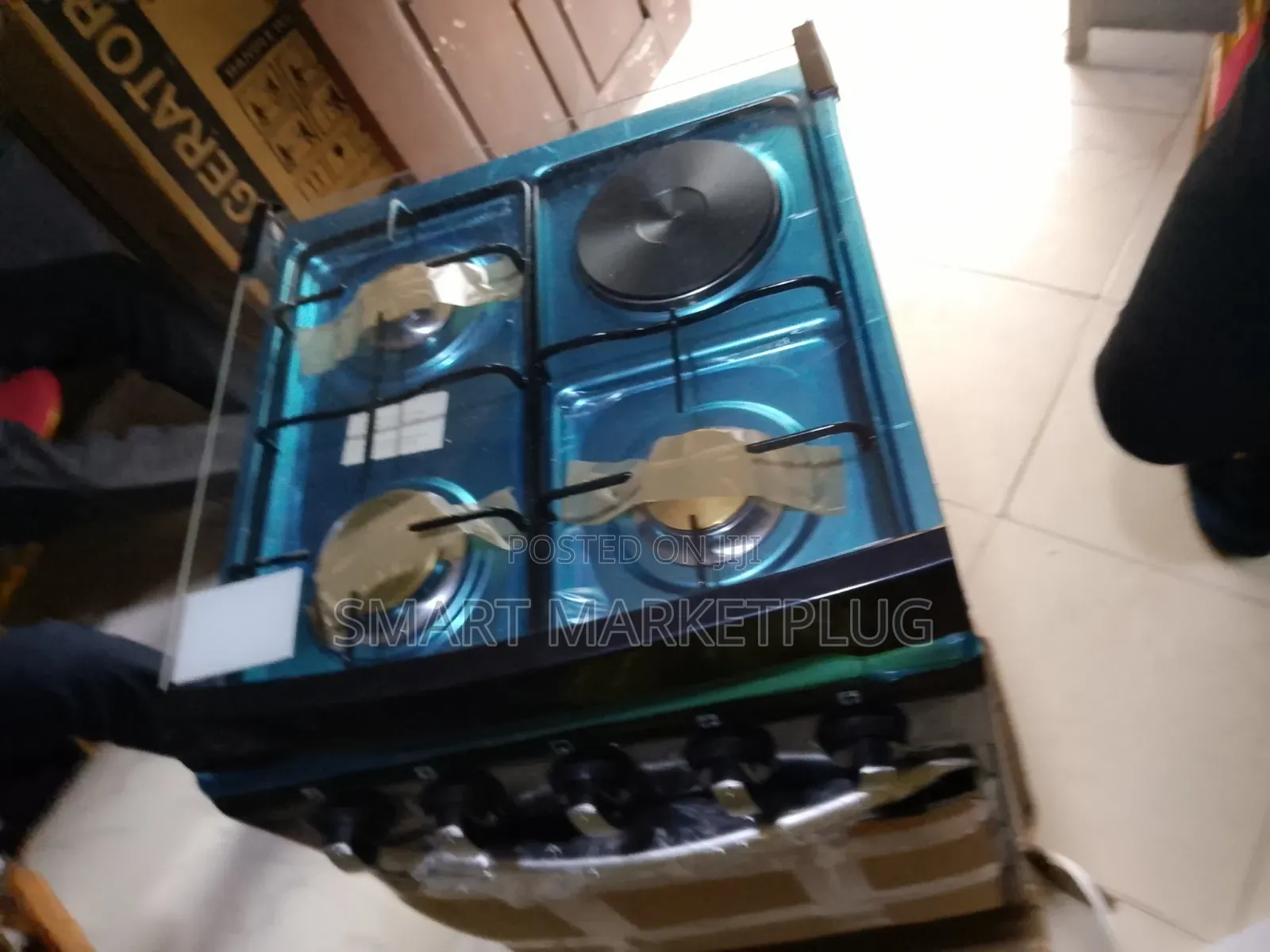 Original Aeon Mwo207p3b (3+1) Electric Burner Gas Cooker+ Oven Lamp