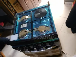 Original Aeon Mwo207p3b (3+1) Electric Burner Gas Cooker+ Oven Lamp