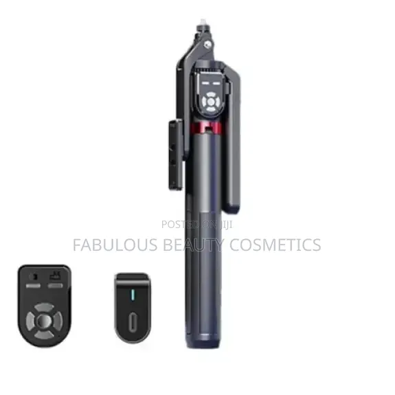 P325 SelfieStick, Dual Bluetooth Remote Control, Four Legged Stand.
