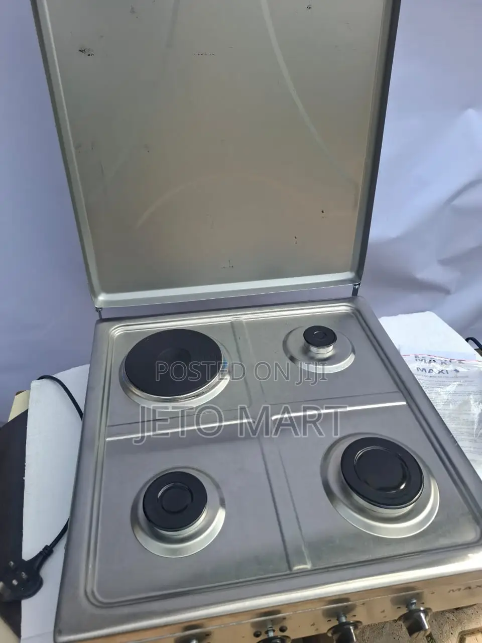 Maxi Table Top Cooker. 3 Gas 1 Electric Cooker - Dented
