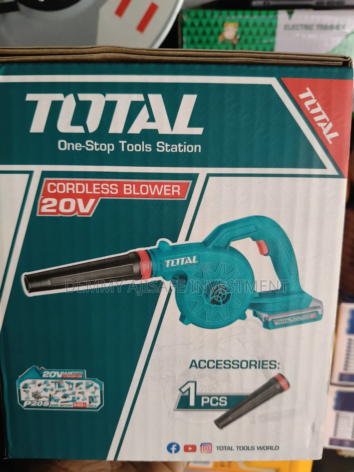 Total Cordless Air Blower