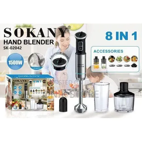 8in 1 Sokany Mixer