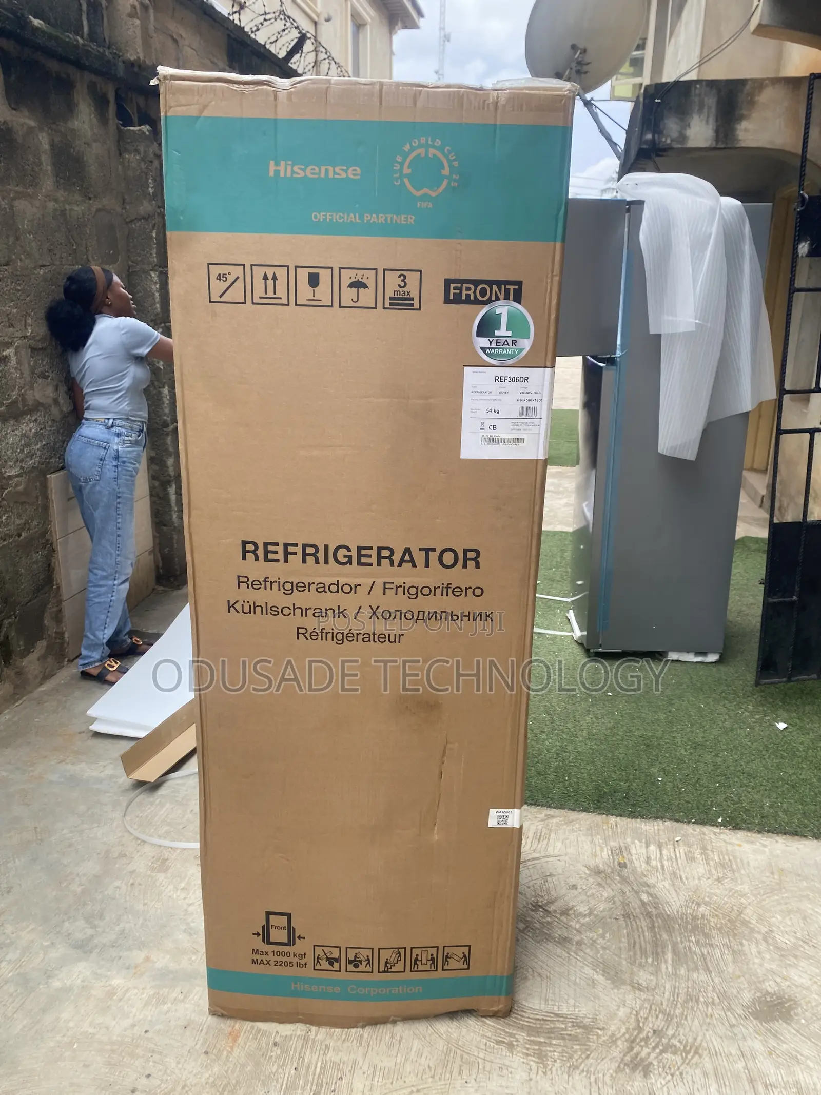 Best HISENSE 306L Double Door Fridge