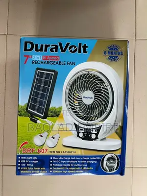 7 Inches (3 in 1)duravolt Rechargeable Fan
