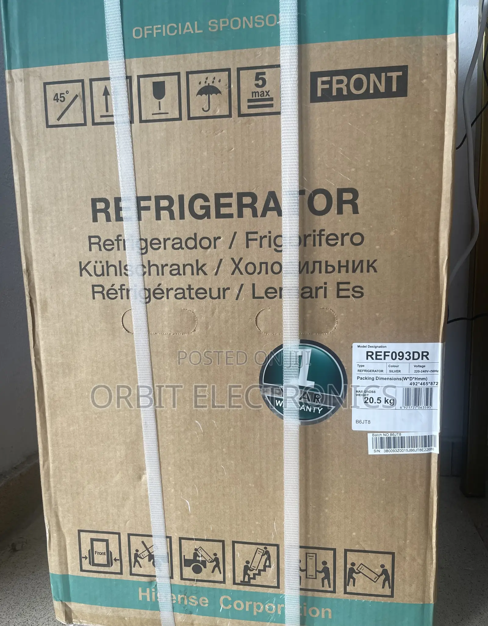 Hisense 90L Refrigerator