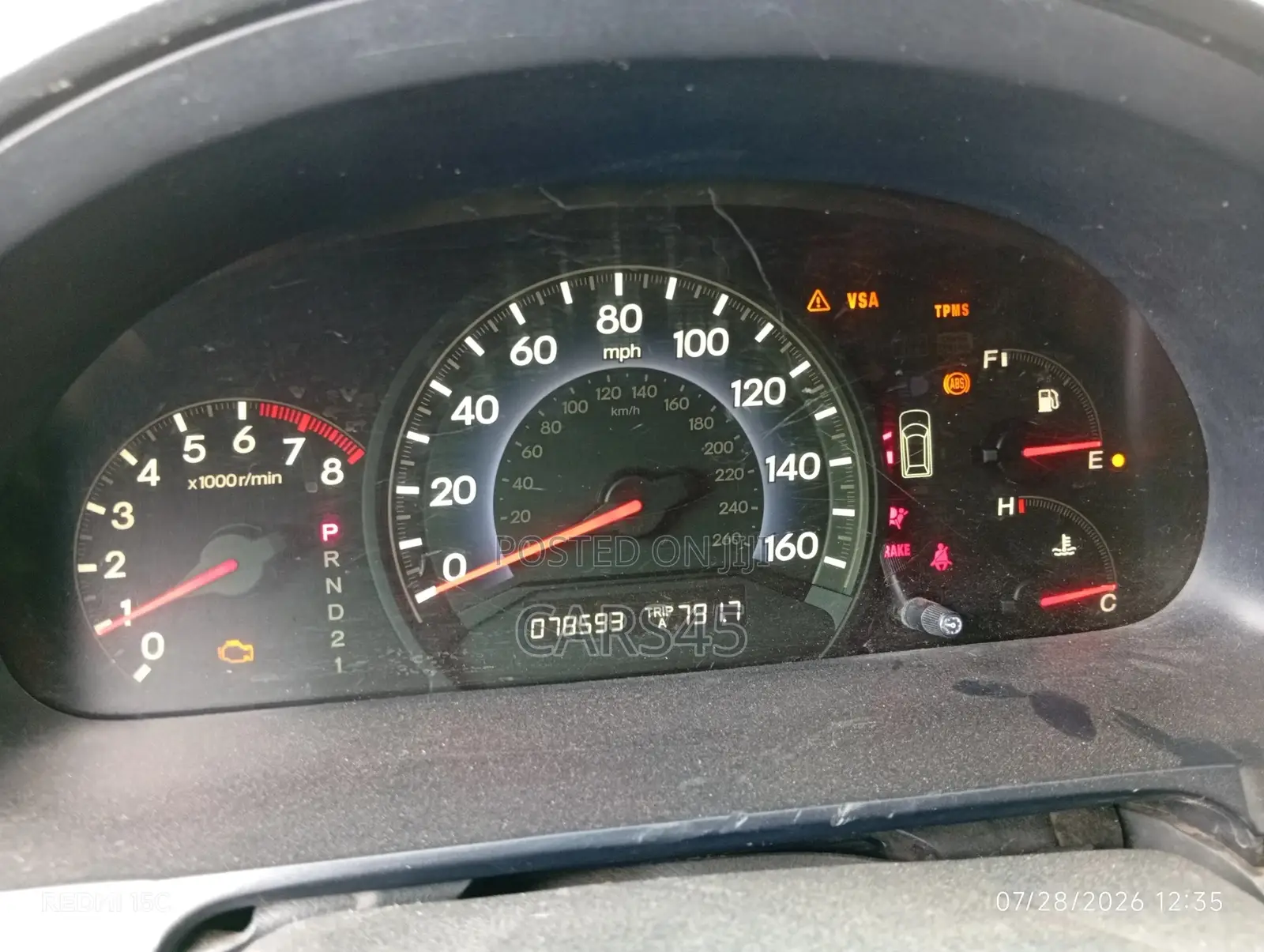 Honda Odyssey 2007 Blue