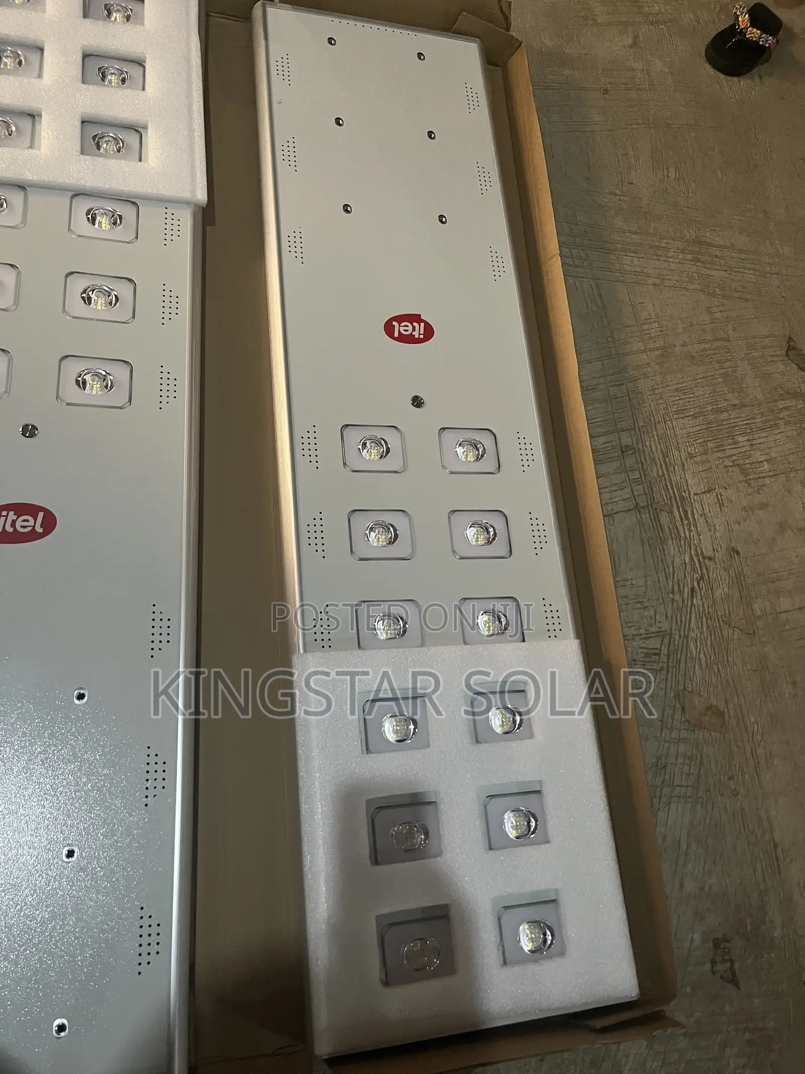 All in One 100w Itel Solar Street Light