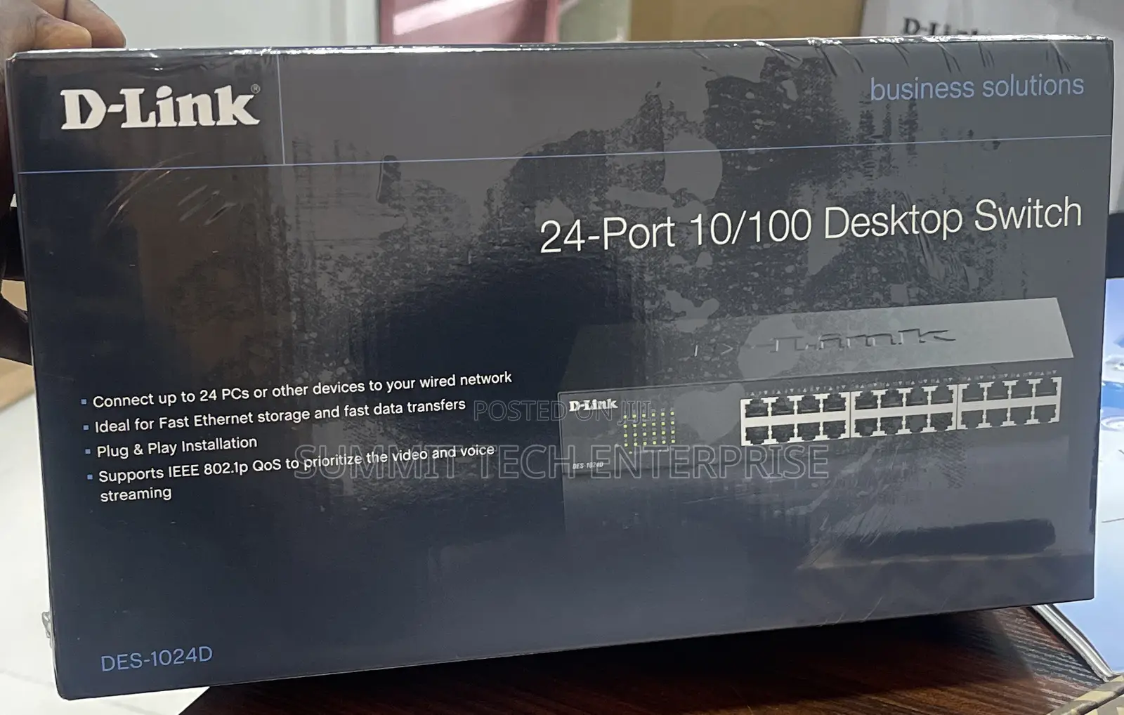 Dlink 24port 10/100 Switch Rackmount (Metal)