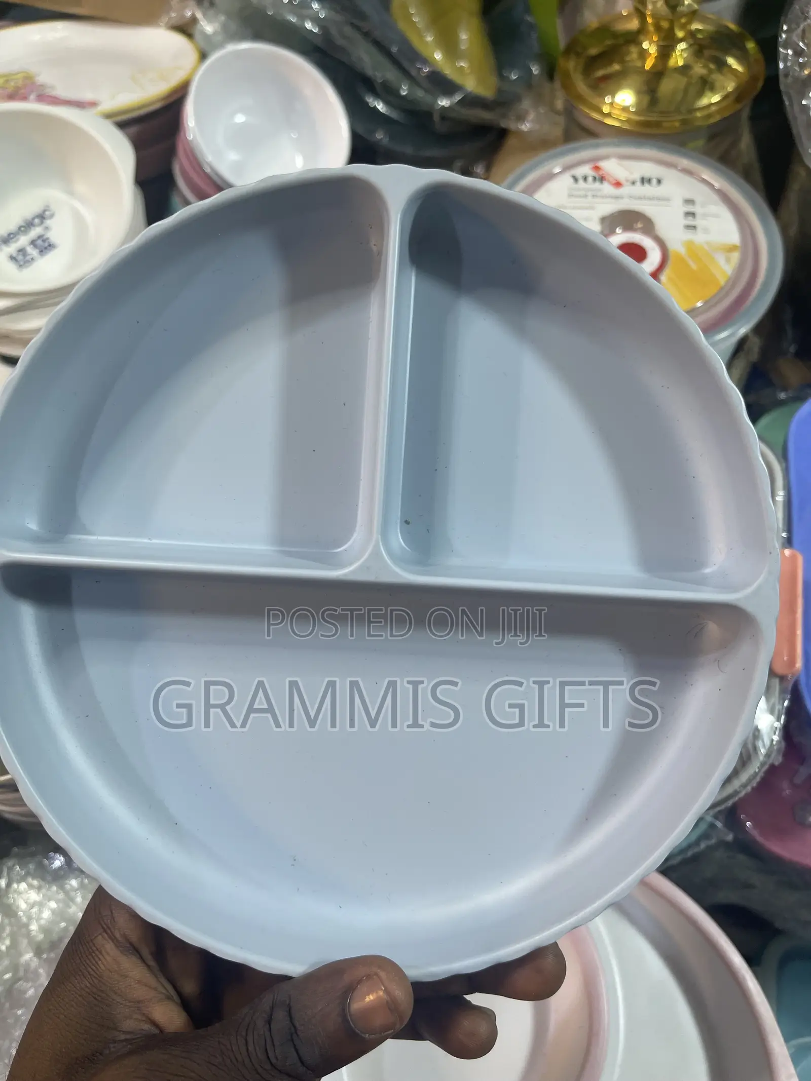 3-Compartment Plate