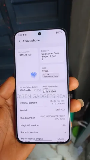 Honor 400 512 GB Black