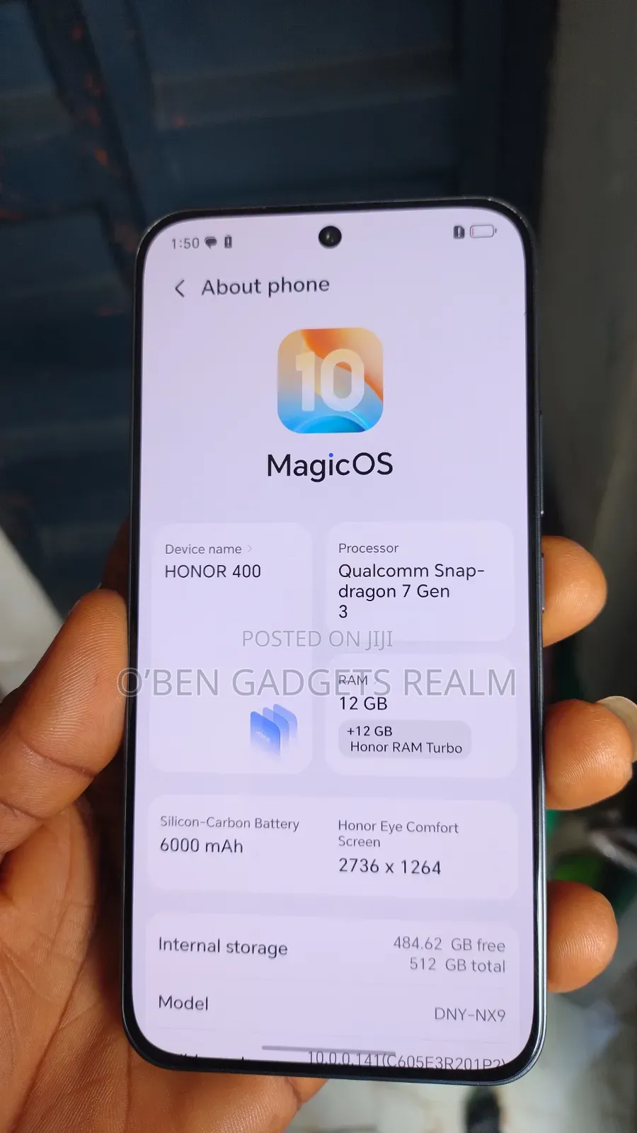 Honor 400 512 GB Black
