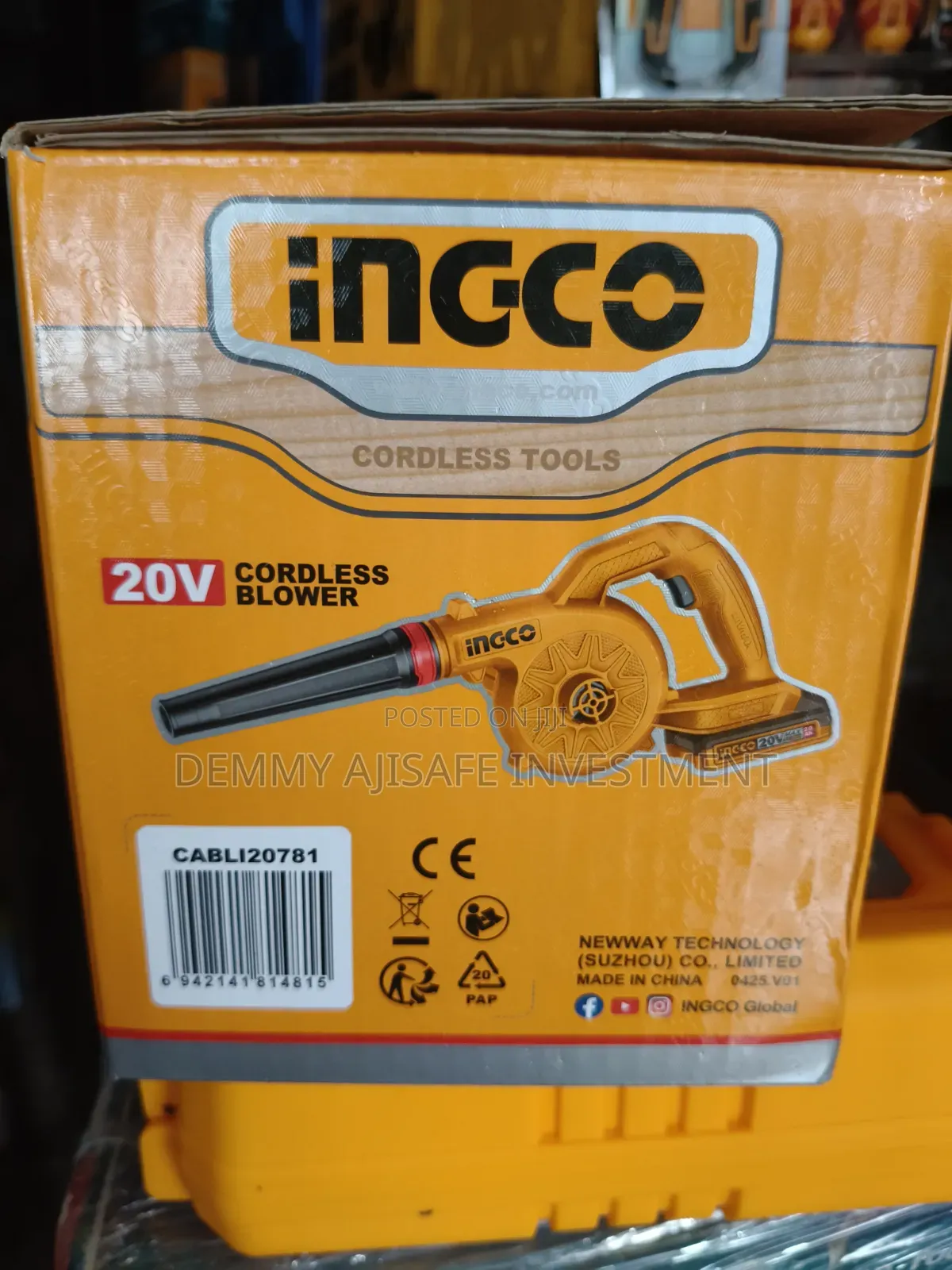 Ingco Cordless Air Blower