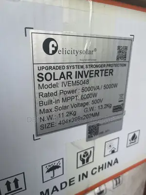 5kva 48v Ivem Felicity Hybrid Inverter Very Good Quality