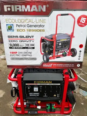 Fiman Generator “ Eco12990ES, 10kva” 100% Copper Coil. 10yrs Waranty