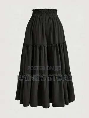 Black Cottage Skirt