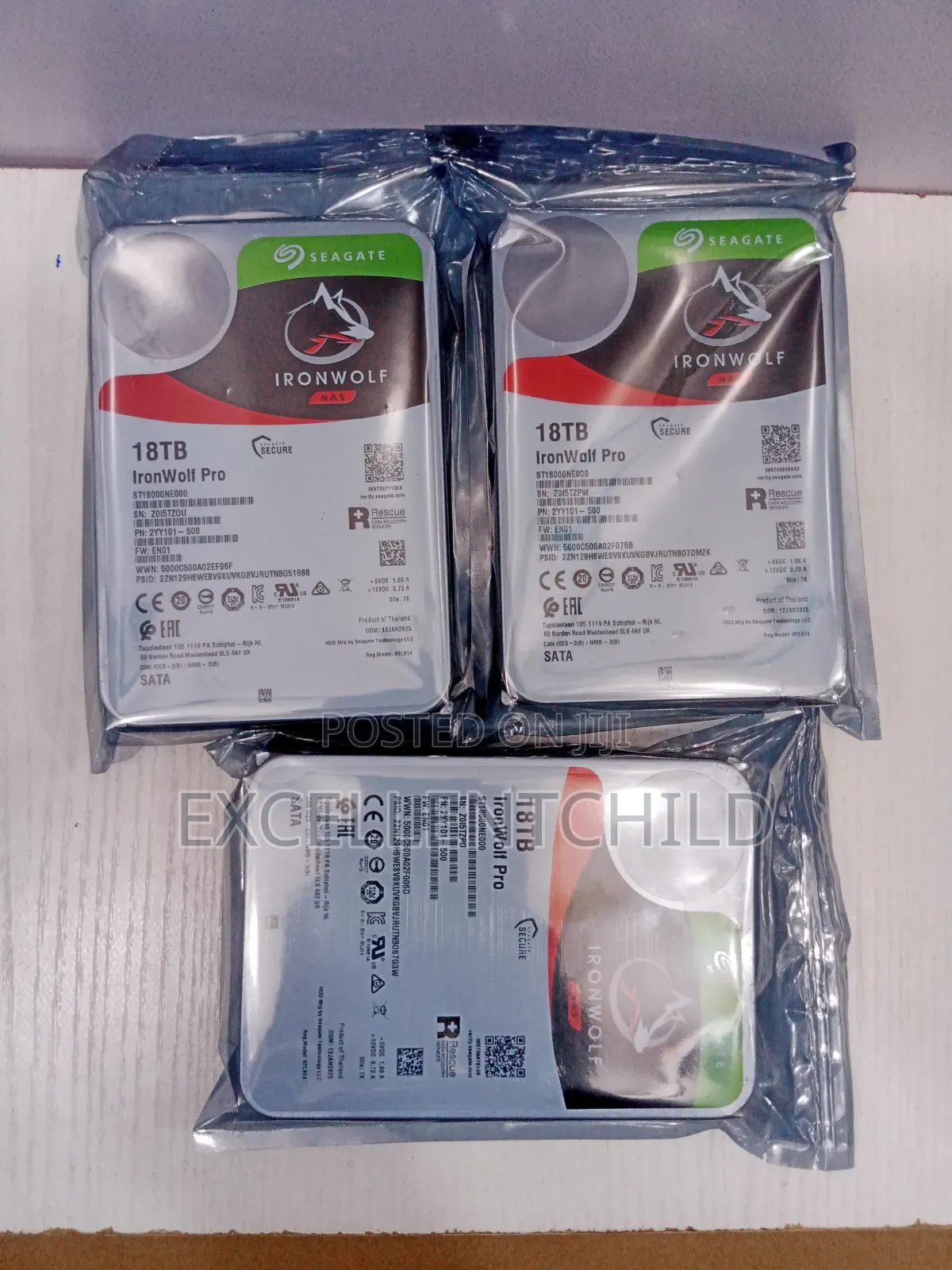 18tb Seagate Ironwolf Pro Nas Sata HDD