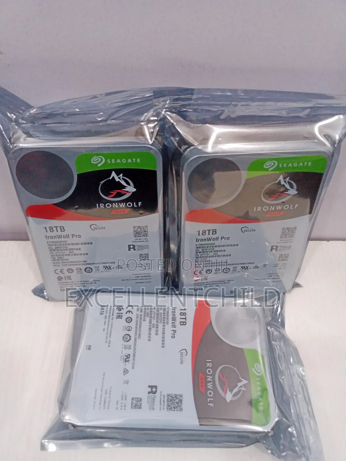 18tb Seagate Ironwolf Pro Nas Sata HDD