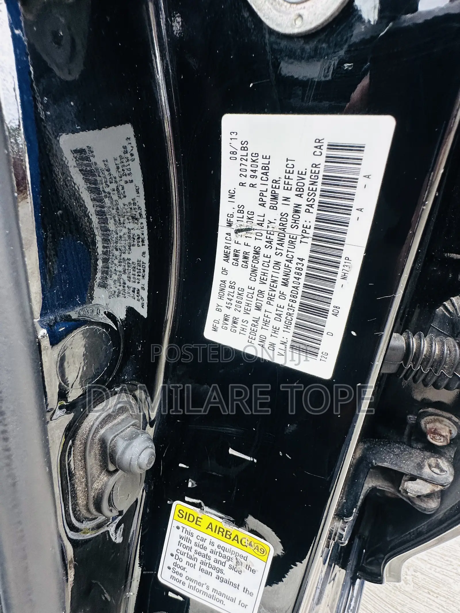 Honda Accord 2014 Black