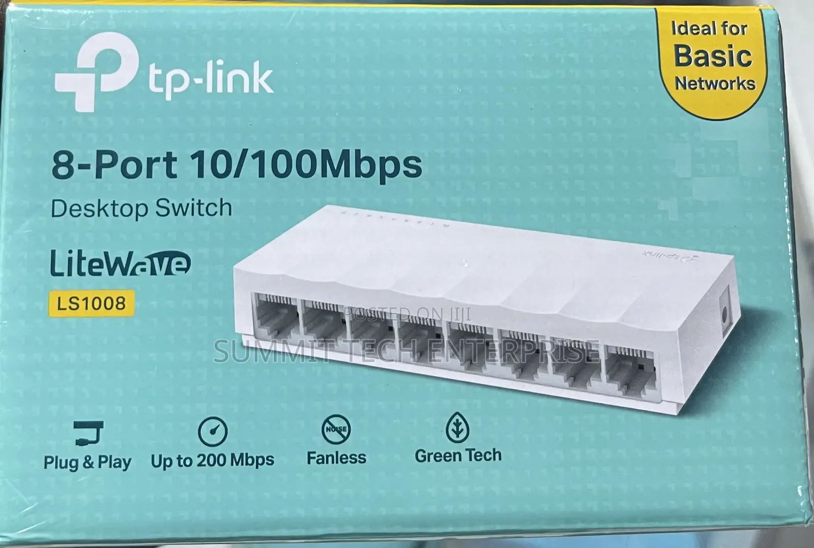 Tplink 8port Desktop Switch 10/100
