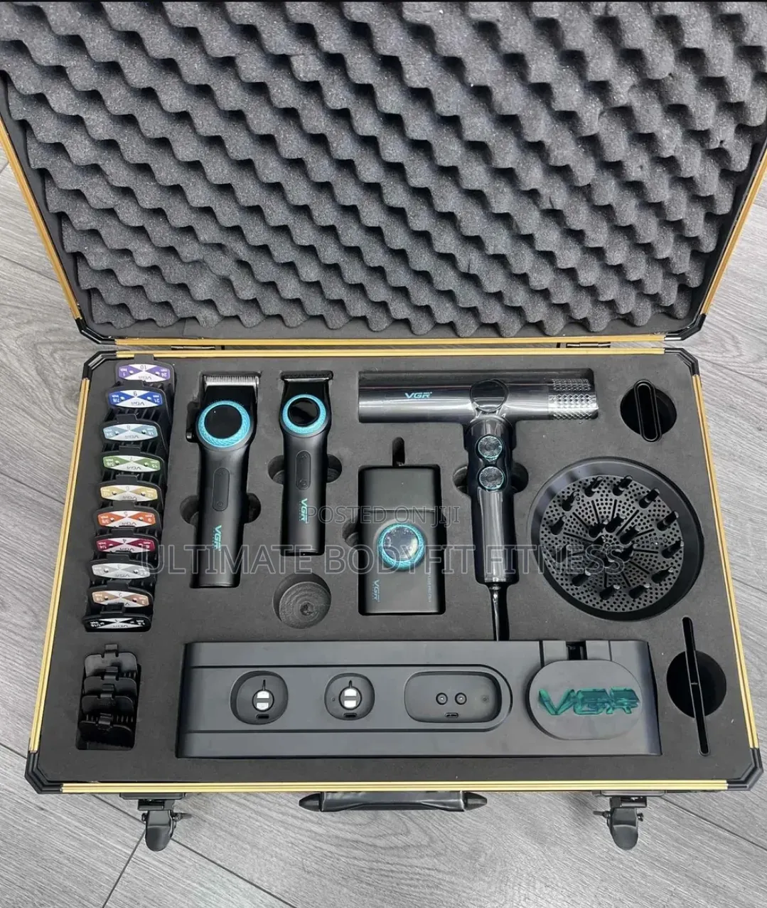 Brand New VGR Professional Stepless Pro Barber Combo 4 in 1