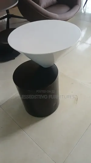 Simple and Nice Side Stool Black and White