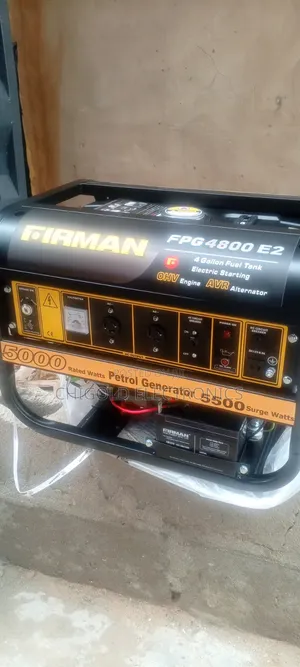 Original Firman Generator 5 kVA 100% Copper Coil SPG 5000