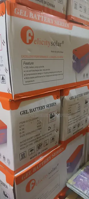 Felicity Solar Dry Series Battery 12v