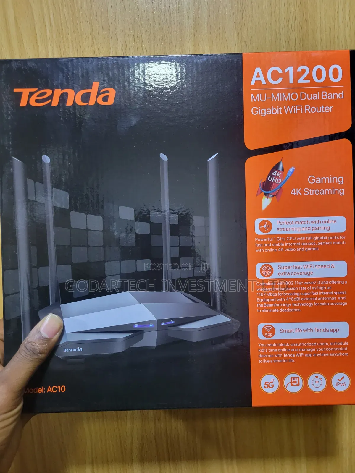 Tender AC1200 Gigabit Router